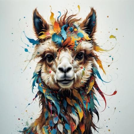 mysterious silhouette of alpaca, by Minjae Lee, Carne Griffiths, Emily Kell, Geoffroy Thoorens, Aaron Horkey, Jordan Grimmer, Greg Rutkowski, amazing depth, masterwork, surreal, geometric patterns, intricately detailed, bokeh,  perfect balanced, deep fine borders, artistic photorealism , smooth,  great masterwork by head of prompt engineering   <lora:add-detail-xl:2>  <lora:Double_Exposure:0.1>