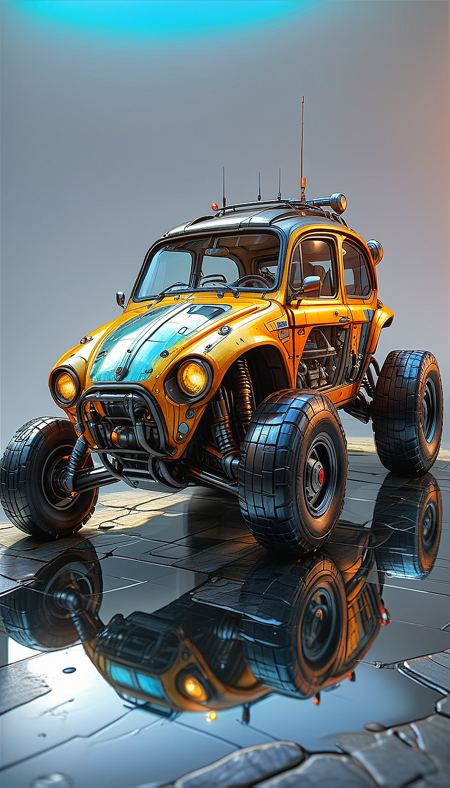 (in ARTIST style:1.4), (masterpiece:1.7), 
View of buggy vehicle
(science fiction texture, science fiction skin, someplastic, no humans, reflection, retro, transparent, device, Transparent Texture, skin texture, smartphone)
(masterpiece:1.8), (highest detailed:1.8), pale color, perfectly lighted, (contrast), (saturated), (((sharp focus))),
(hyperdetailed:1.3), (intricate details:1.2), (Refined details:1.3), (best quality:1.5), highly detailed textures, vibrant colors,
(ultra sharp focus:1.8), (detailed skin:1.8), (thin lines:1.8), (best quality:1.8),
<lora:Apparatus_-_Traction_City_Walkers_Vehicles:0.8>,