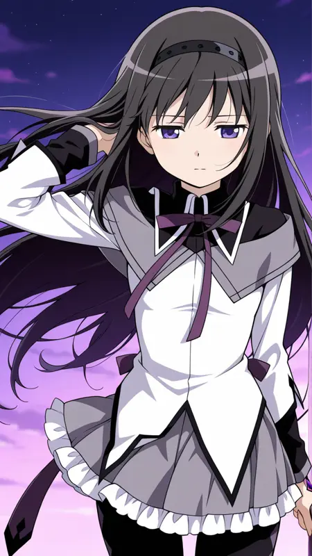 Homura Akemi (暁美 ほむら) - Puella Magi Madoka Magica (Illustrious)