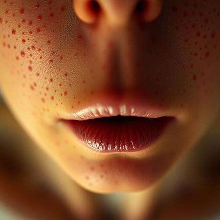 Cinematic quality human skin with Trypophobia