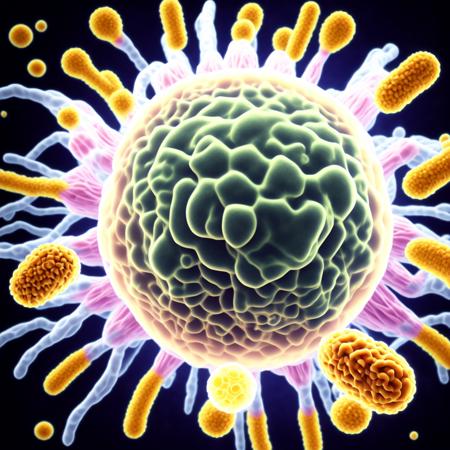 (bacterium style:1) <lora:Bacterium:0.8>