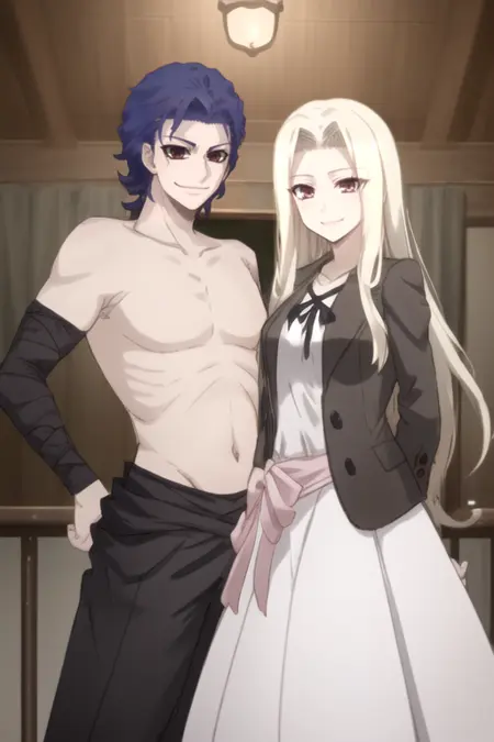 Shinji Matou (Assassin) x Irisviel von Einzbern (Fate/kaleid liner Prisma Illya)