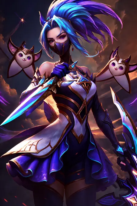 Star Guardian Akali from League of Legends