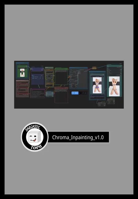 ComfyUI beginner friendly Chroma GGUF Inpainting Workflow by SarcasticTOFU