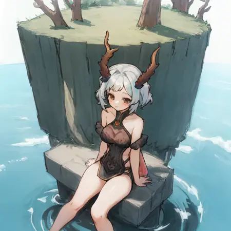 Heyra, animelike race from rimworld community