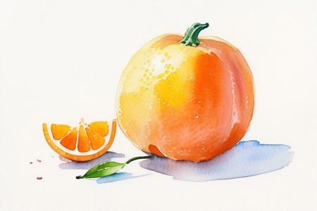 <lora:carlosgimenez:0.8> gimenez black and white drawing. Create a close-up image of a bright orange and a cut orange that is displayed in a watercolor style. Focus on soft natural light to enhance the color and texture of the tangerine, the cut tangerine has a burst of juice feel. Add subtle water droplets to the orange peel to add a sense of realism and a simple background to highlight the watercolor effect.