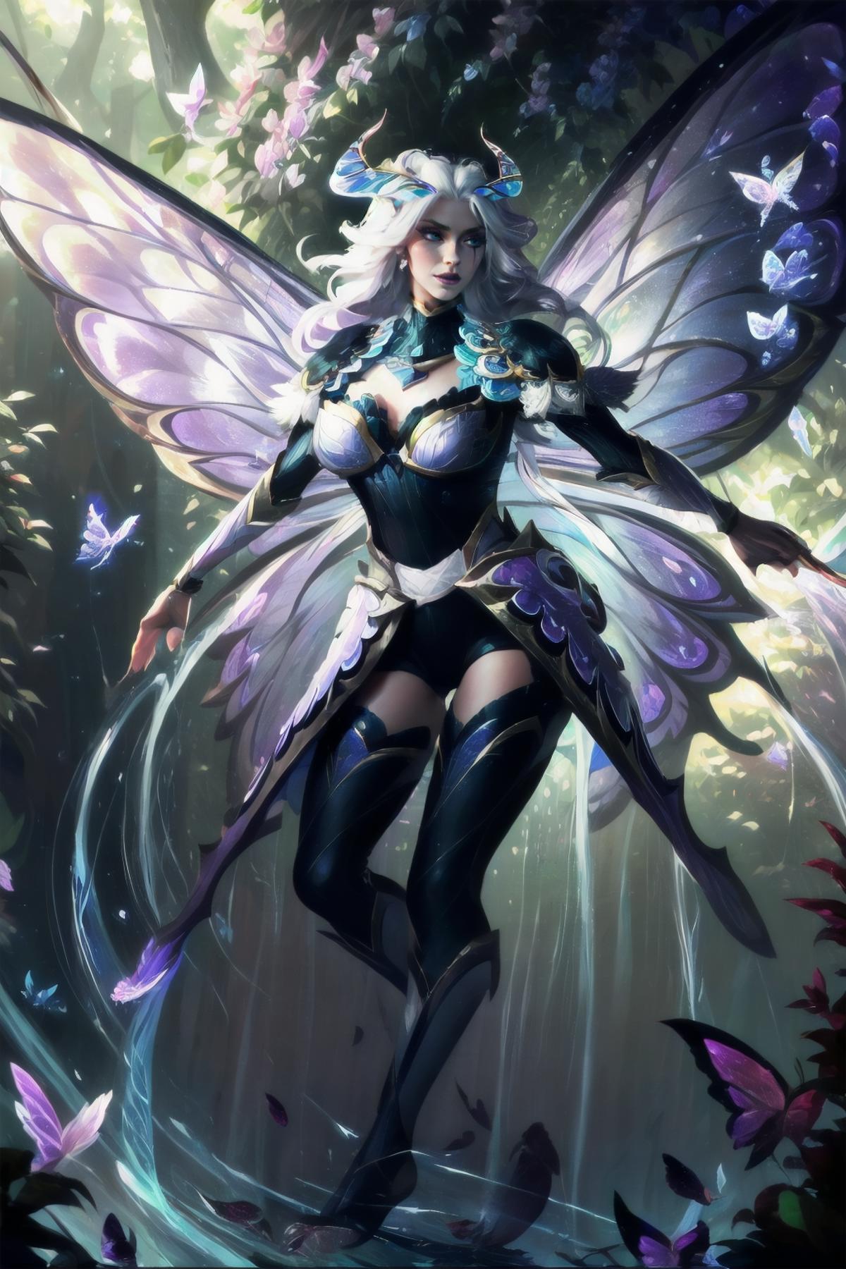 Katarina the Sinister Blade, 5 Skinspack (Faerie Court,Deathsworn...)  | League of Legends | YuruSama LoRa image by YuruSama