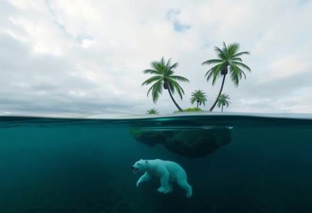 Palm trees in the Arctic Circle, Polar Bears evolving into aquatic animals...