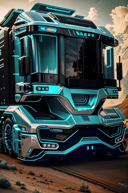 <lora:futruk_v2:1>
masterpiece, highly detailed photorealistic 8k raw photo, best cinematic quality, volumetric lighting and shadows
Pastel Blue futruk, ground vehicle, monochrome, motor vehicle, outdoors, scenery, truck, window, futuristic science fiction
(ship background:1.2)