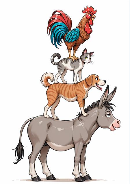 Stacked Animals V1