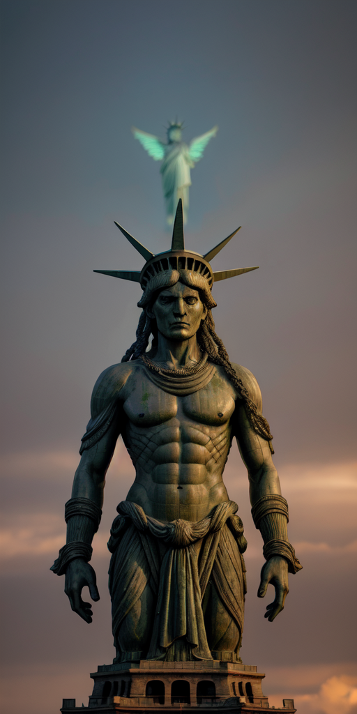 01124-20230720043028-High_exposure_of_a_Grotesque_Monstrous_Draugr_Holistic_hair_background_is_Inspirational_Statue_of_Liberty_Hopeful_Deathpunk.png