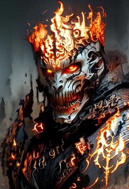 ultra-realistic photo, every detail rendered in the highest quality, 32k high-resolution, realistic very aesthetic masterpiece, dark gothic fantasy, high octane, hyper-fantasy, insanely detailed, demon shinigami, hollowfication, devil king hollowfication ((Demon King of Hell, dragon angel, full body tattoo fire runemagic, tribal fire runemagic tattoo, huge weapon, demon king style battle-armor, xlbodybuilder hollowfication)), epiCPhotoGasm-colorfulPhoto, pure power, pandemonium, tainted viking warrior, hollow, full_hollow_form, espada, VastoLorde, full hollow, dark, deranged, death knight, bursting energy inferno, Fractal patterned flames, leaking power, agony, pain, mania, bloodlust, primal evil magic, Norse berserker, Shinigami, manic murderer, bloodlust, transform, hellfire, orange+white hottest flame, molten petrified armored skin, skeletal brimstone exoshell, darkness within, deathly vivid details and vibrant colorful highlights, high dynamic range 32k high-resolution, high octane glowing horror, from front