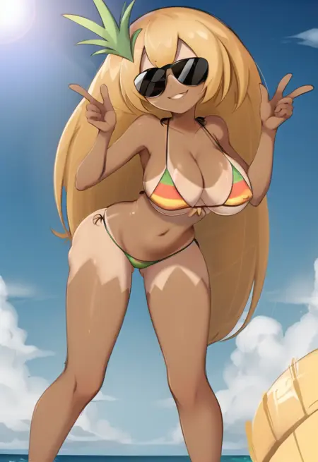 Pineapple Toppin' Gal (Pizza Tower) LoRA