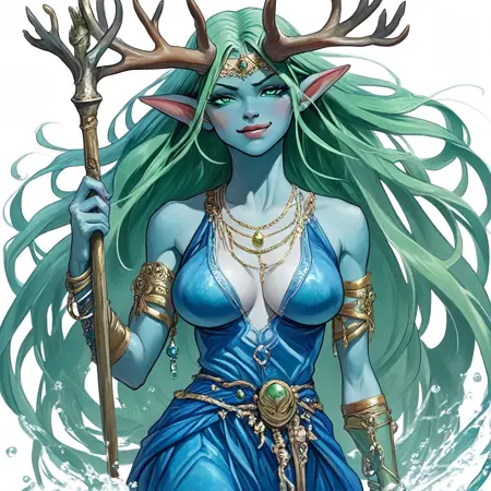 Nondescript Sea Elf Druid