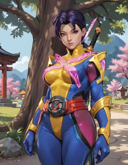 Psylocke - Retro X-Uniform (Marvel Rivals)