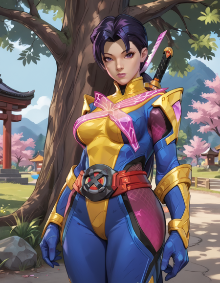 Psylocke - Retro X-Uniform (Marvel Rivals) v1.0 Pony