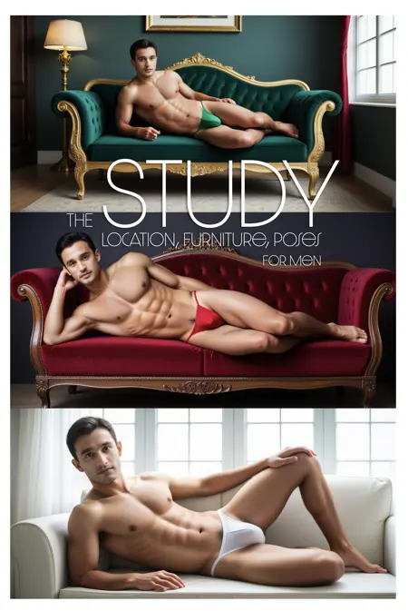 The Study - Location, Furniture, & Poses for MEN