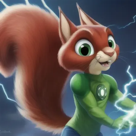 Chip the Squirrel (DC League of Superpets) Furry Character LoRA