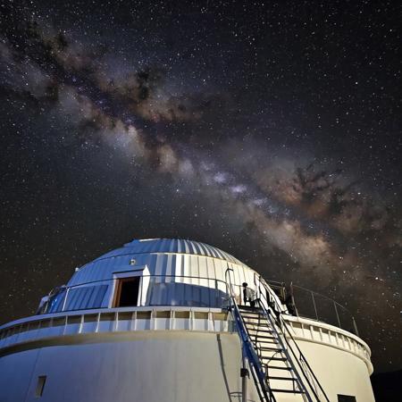 El Leoncito Observatory was established in 1983 in El Leoncito National Park, in the province of San Juan, an ideal place for observation with nights of deep darkness, without pollution, without clouds 270 to 300 days a year, low humidity. The telescope, 2.15 m in diameter and installed at an altitude of 2,552 m, is used by researchers for several programs: the origin of stars, the chemical evolution of the galaxy, the speed of the galaxy's retreat, the Magellanic Clouds, the closest galaxies to Earth. In the same province, the Félix Aguilar Observatory has discovered several asteroids with its Carlos Cesco astronomical station, located at an altitude of 2,348 m. Dependent on the University of San Juan, it is open to the public.