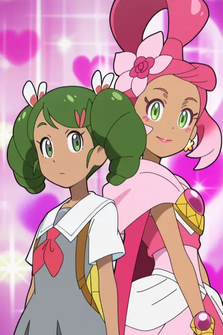 Mallow  - Mao - School Uniform, Magical Girl (Pokemon Sun and Moon)