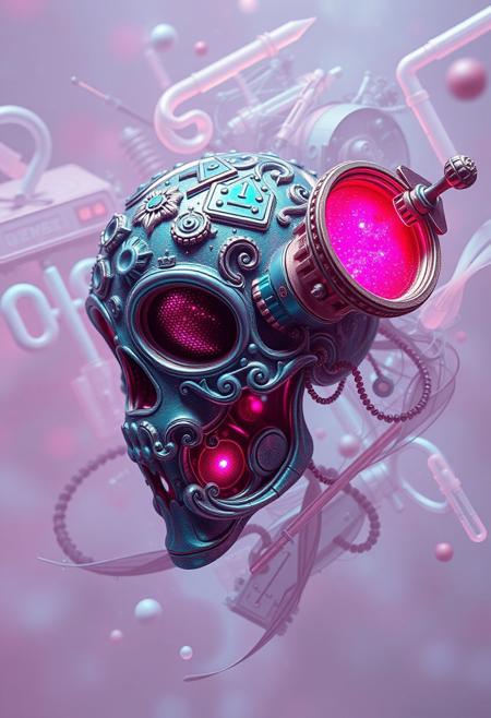 "((Color rush)),  octocore, rococo punk, petrol colored, mucical instrument , illusion,  limitless, pale, chaotic, mucical notes , ultra detailed, cinematic  "