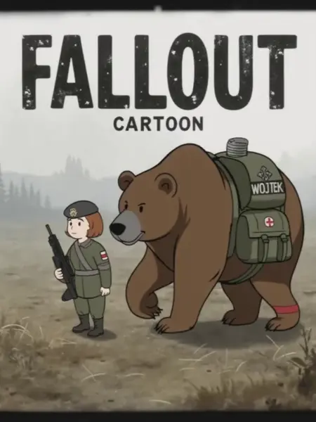 FALLOUT cartoon instructions style