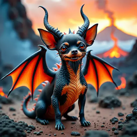 Magic Creatures: Draconic Chihuahuas! - sdxl1.0