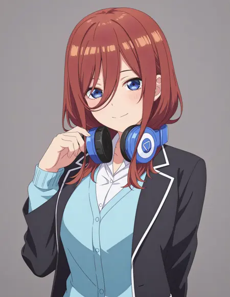 Miku Nakano (中なか野の 三み玖) | 5Toubun no Hanayome / The Quintessential Quintuplets | Anime Character | IllustriousXL