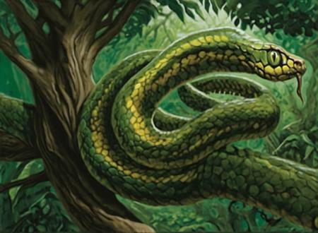 Fantasy Card Art XL - Snakes V1
