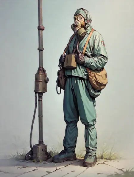 Russian chemical protection (OZK, GP7, PBF Homyak)