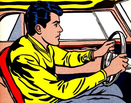 Roy Lichtenstein Style - Flux1.D