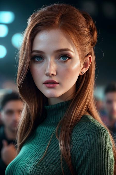 beautiful woman (EP4bbyGl0v3r:.99): a woman at a (party:1.1), perfect space buns, wearing sexy turquoise (Ribbed Knit Top), (crowd of people in background:1.1), (at a pompous theatre), (face focus), modelshoot style, (extremely detailed CG unity 8k wallpaper), professional majestic (photography by Bonnard Pierre:1.1), 24mm, exposure blend, hdr, extremely intricate, High (Detail:1.1), dramatic, soft cinematic light, (looking at viewer), (detailed pupils), 4k textures, soft cinematic light, elegant, ((((cinematic look)))), soothing tones, insane details, hyperdetailed, ("In Jernau we trust!":1.1)