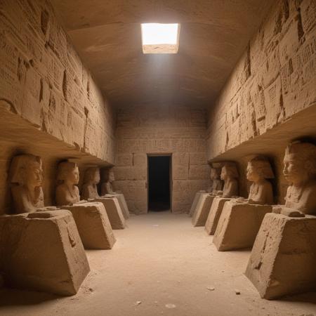 inside egyptian pyramid