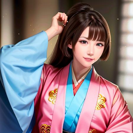 woman,women's kimono,(upper body:1.2), masterpiece,best quality, ultra-high res,