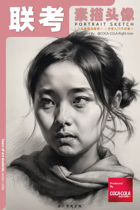 The Tears of Artists: Joint Exam Sketch Portrait | Style LoRA