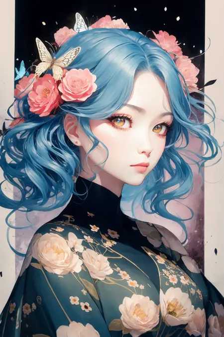 SilvermoonMix08 | Strong lighting and shading 2.5D characters