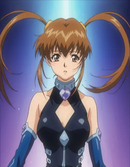 Moena transformed without mask - Angel Blade Punish