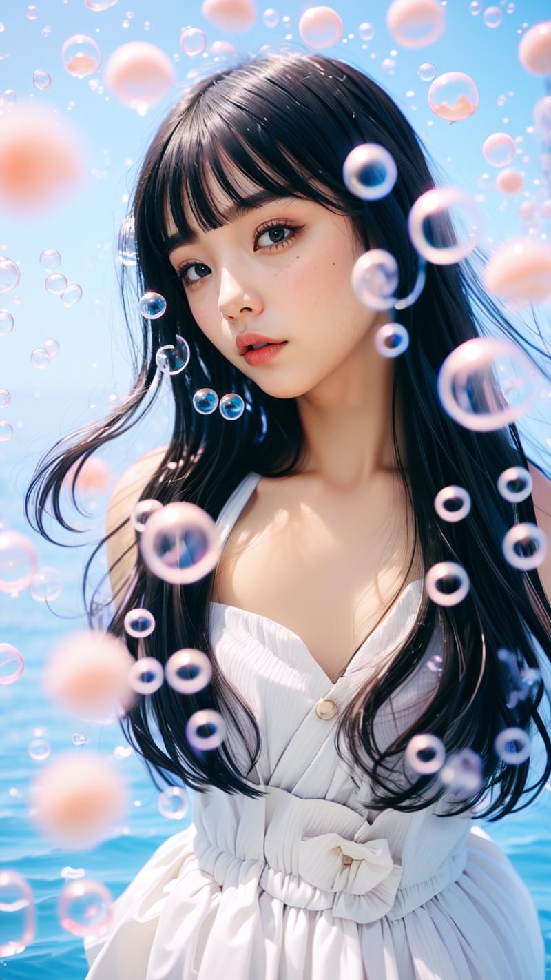 Bubble flower beauty 迷离 style image by ArienTOP