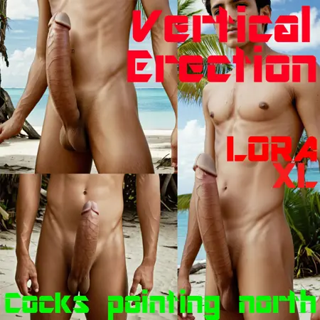 Vertical Erection XL V1 - Cocks pointing north