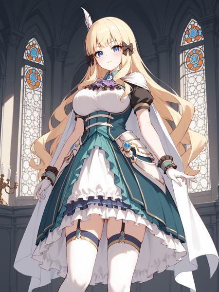 saren (princess connect!) SarenYP, thighhighs, gloves, dress, bow, short sleeves, hair bow, frills, white gloves, cape, high heels, white thighhighs, black bow, white cape, feather hair ornament,  saren \(summer\) \(princess connect!\), hair ornament, bow, navel,swimsuit,  flower, hair bow, sidelocks, bikini, hair flower, black bow, side-tie bikini bottom, sandals, o-ring, highleg bikini, o-ring top, o-ring bikini, layered bikini, aqua bikini SarenSC, hair ornament, dress, bow, bare shoulders, jewelry, flower, hair bow, necklace, high heels, floral print, shawl, flower ornament SarenDM, skirt, hair ornament, navel, cleavage, bare shoulders, jewelry,, detached sleeves, midriff,see-through, veil, anklet