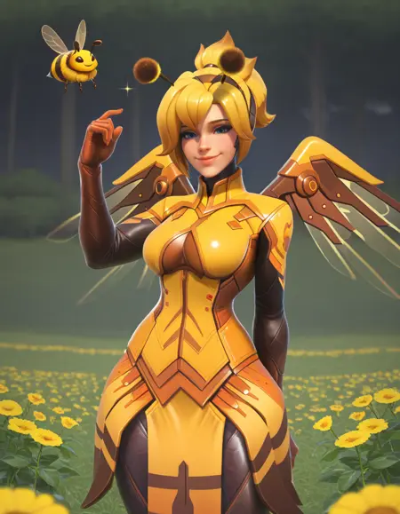Bee Mercy Skin (Pony & Illus)