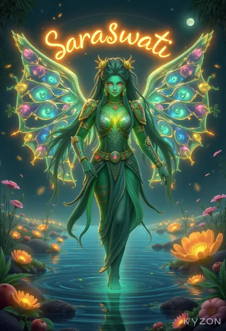 Saraswati Earth Goddess