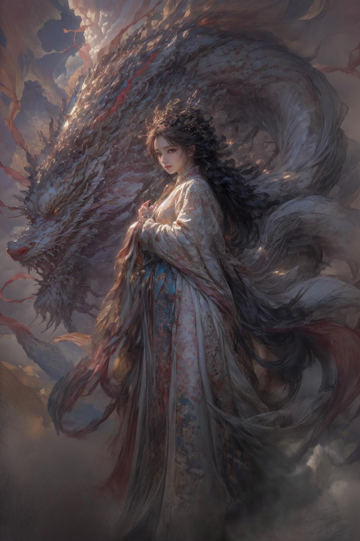 龙和少女Dragon and Girl image by yoyochen2023