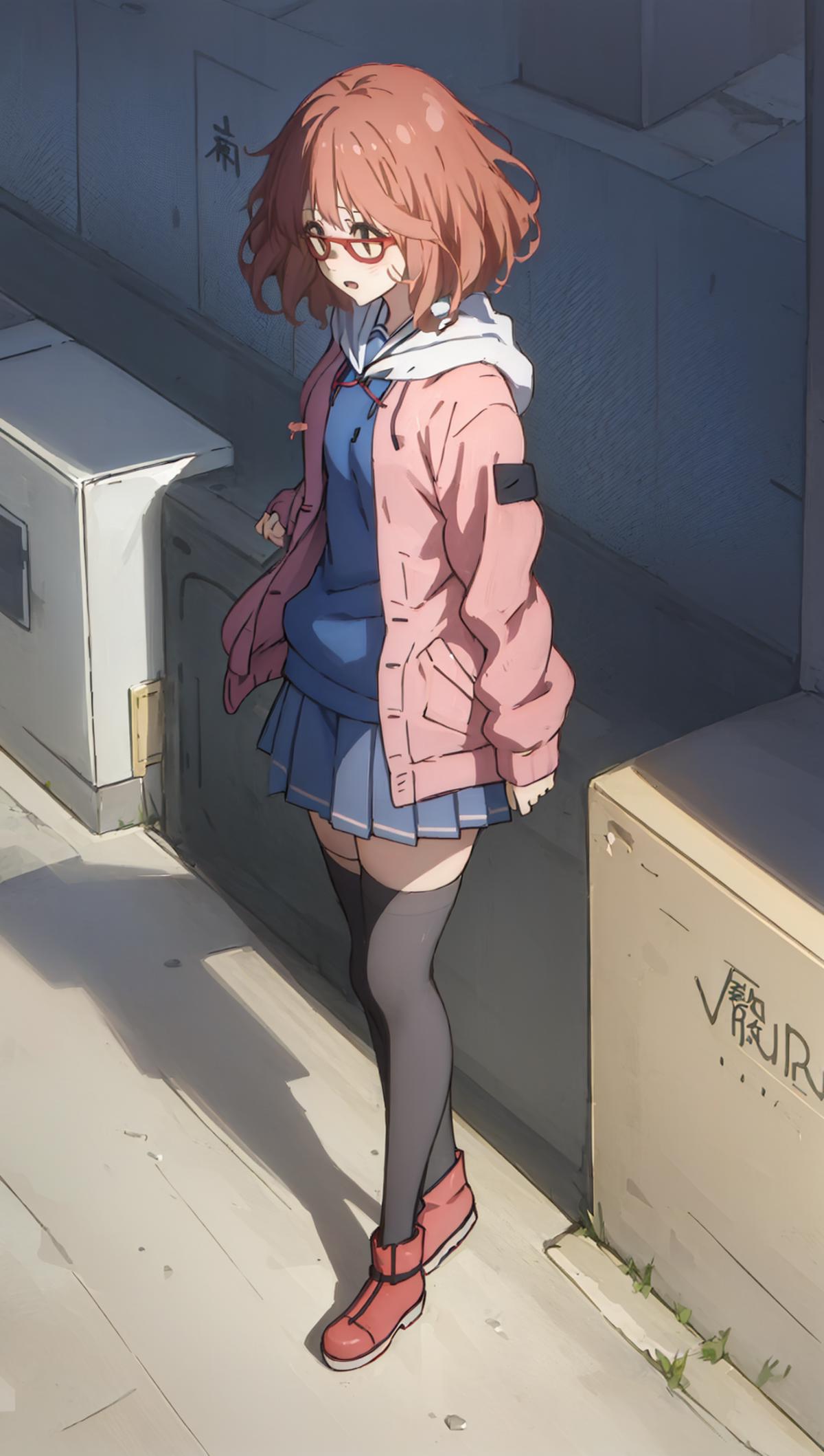 Beyond The Boundary – Mirai Kuriyama PNG File