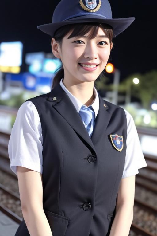 Japan Train Conductor Uniform image by meantweetanthony