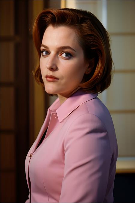 Dana Scully, face, portrait, cinematic, highly detailed, dramatic light, 8k, 
<lora:DanaScullySD-000002:1>