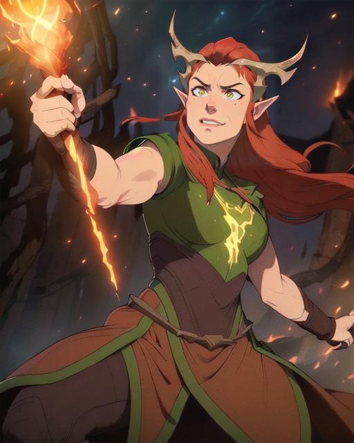 Keyleth - The Legend of Vox Machina (2 different styles) image by StableFocus