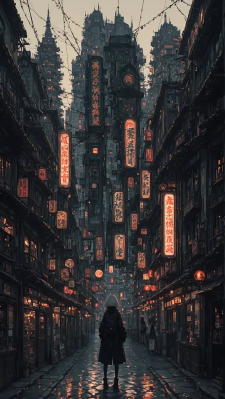 🏙️🌆Retro Neon Citycore🏙️🌆 Lora