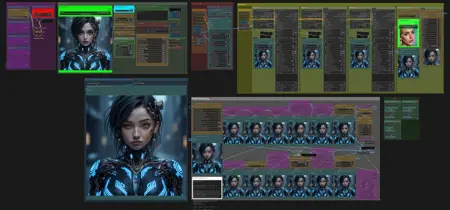 Upscaler, Detailers, and Postprocessing workflow