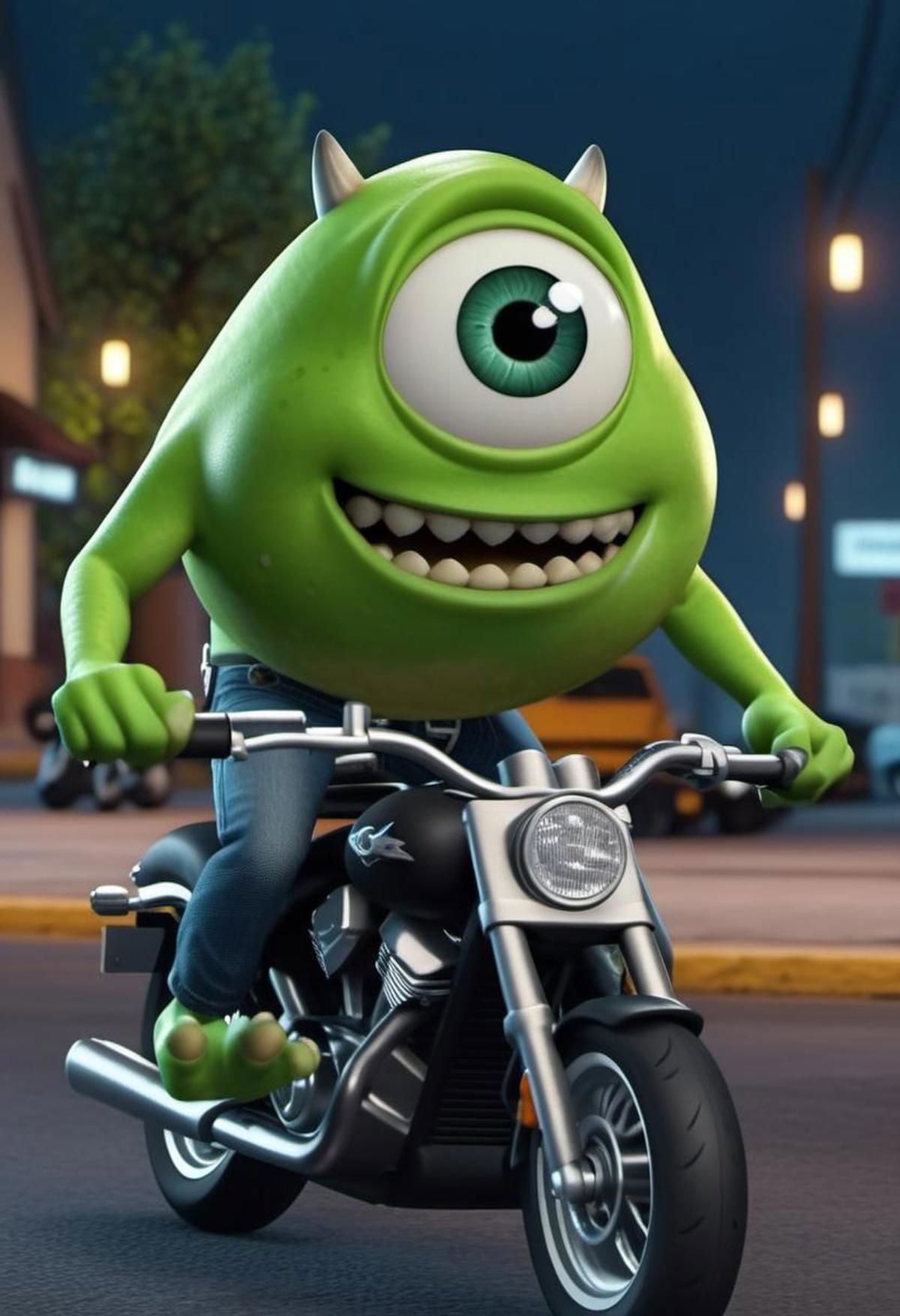 Mike Wazowski - SDXL image by Red_Raven